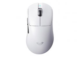 AULA SC900 Pro Tri-Mode vezeték nélküli gamer egér, fehér (AU-SC900 PRO)